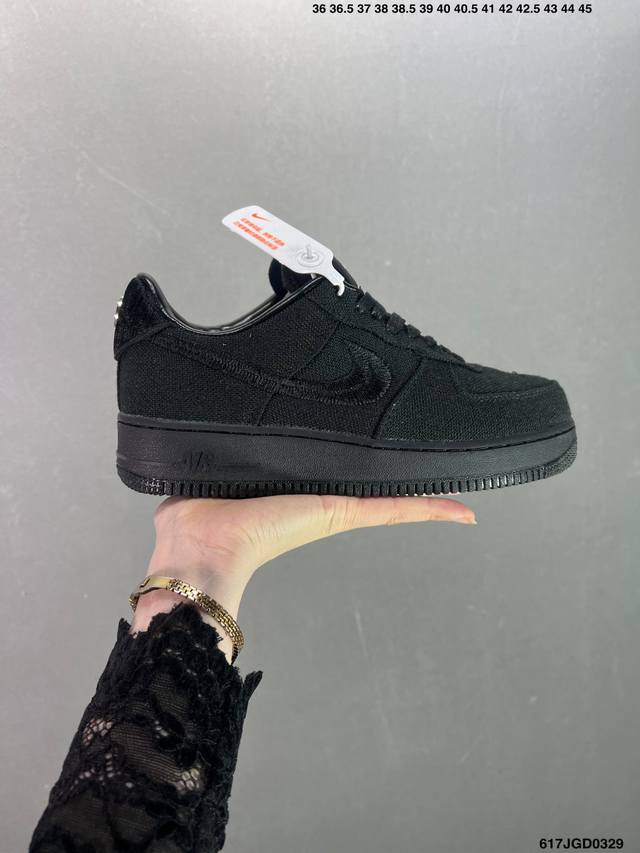 斯图西stussy米白 Nike Air Force 1 Low 空军一号 百分百每个配色原鞋开发 Pt市场真正匠心空军 货号 Cz9084-200 尺码 36