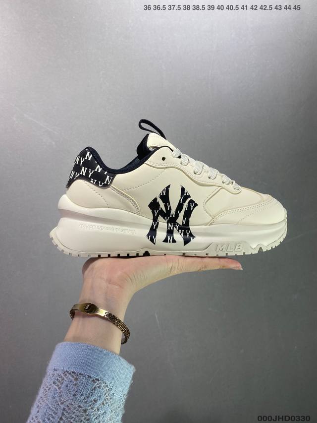 公司级mlb Chunky Runner Basic 复古单品 Ny美国榄球洋基队 X Mlb Chunky Runner Basic 厚底老爹厚底休闲运动慢跑