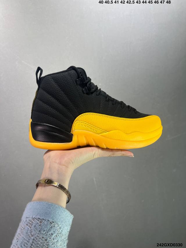 公司级乔丹 Air Jordan 12 Indigo Aj12乔12 男子文化篮球鞋 靛青蓝 圈内知名口碑大厂出品 原楦原纸板 客供原厂材料 货号 130690