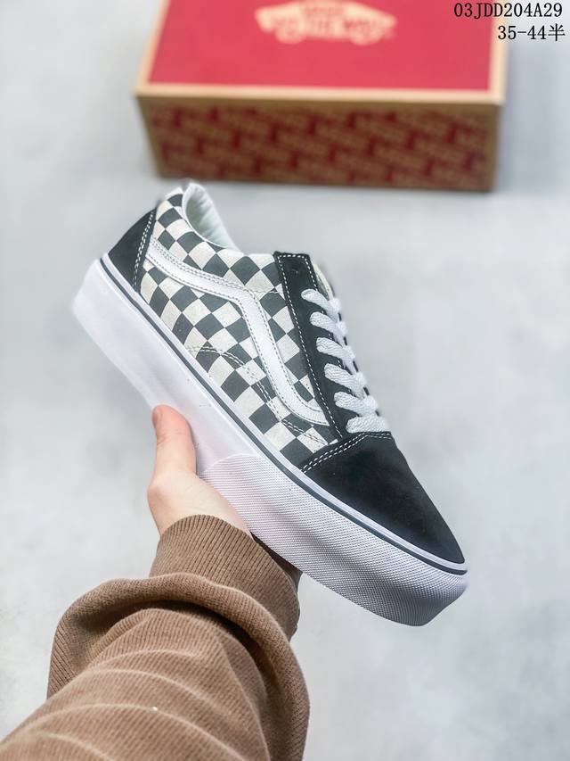 超火的vans面包鞋平替款来了~~ Vans Classics Knu Skool 2024 春季系列肥胖版大logo棕色经典面包鞋土豆鞋休闲帆布鞋 Imran