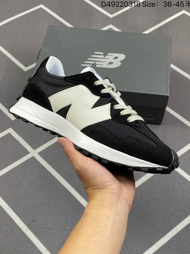 新百伦nb327 New Balance 327 复古先锋 Ms327系列复古休闲运动慢跑鞋 上世纪 70 年代的意大利街头风格 Size:36 37 37.5