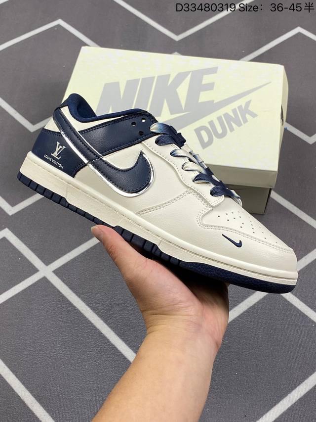 公司级耐克nk Dunk Low Retro Diy高端定制 低帮休闲运动板鞋 原装头层材料 用料绝不含糊 独家版型蒸餾加工帶來的是更好的视觉和脚感体验 清洁度