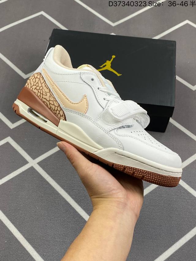 真标带半码 Air Jordan Legacy 312 Low 低帮 白棕 Aj312 乔丹312代 Aj312 乔312 低邦 白棕 乔丹篮球鞋系列 号称 最