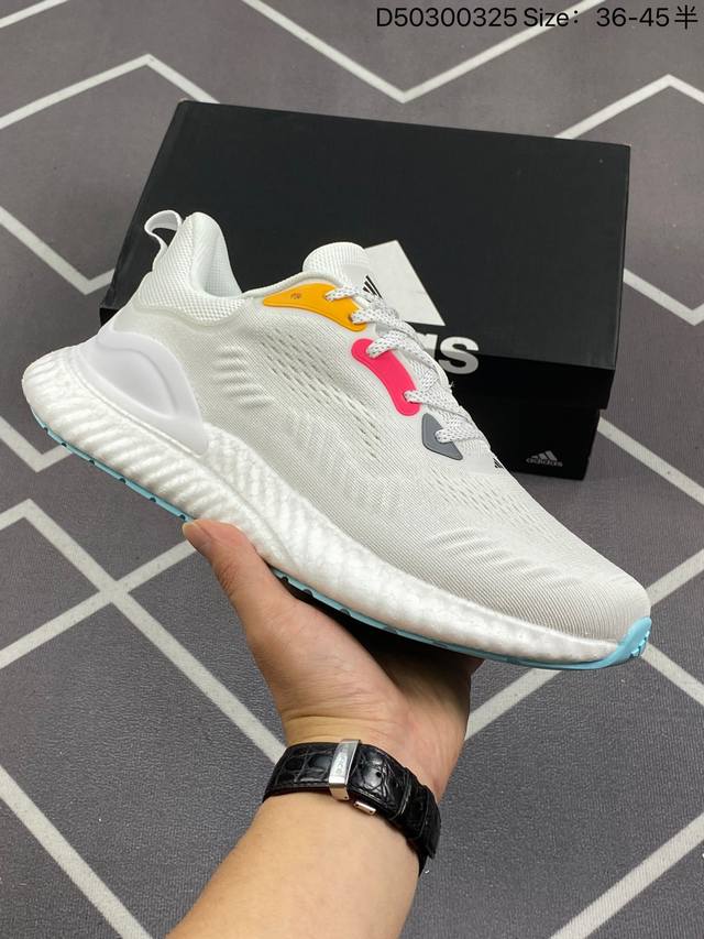 新配色上架 Adidas Alpha Bounce 阿尔法 货号 Cg4761 官方同步配色 原盒配防水袋 原材组装 无盒公司货 第一批次 大几率过验 原装马牌