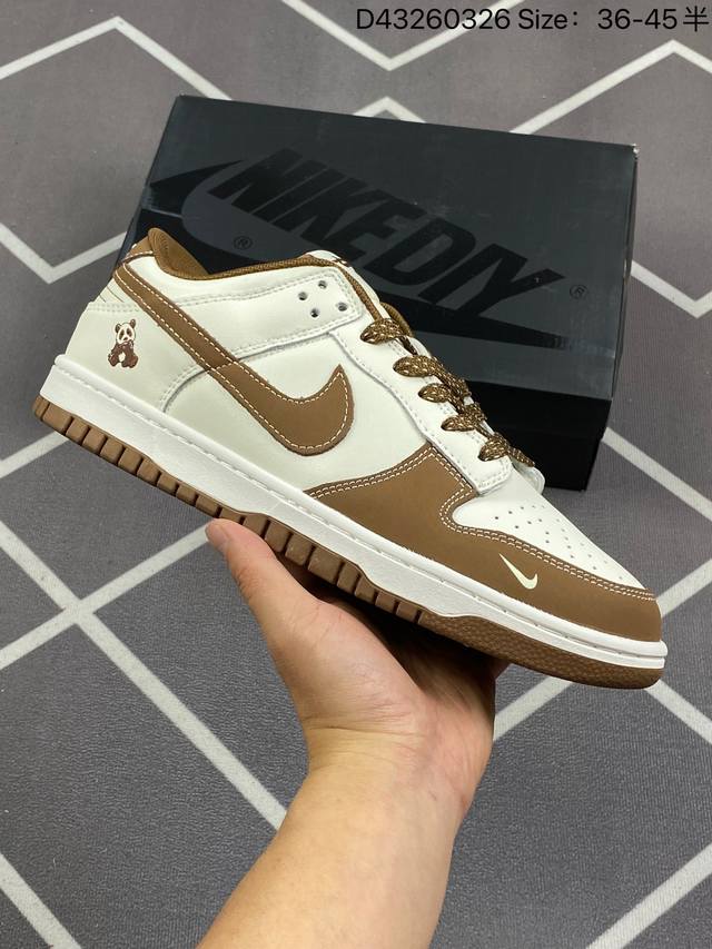 耐克nk Dunk Low Retro Diy高端定制 低帮休闲运动板鞋 原装头层材料 用料绝不含糊 独家版型蒸餾加工帶來的是更好的视觉和脚感体验 清洁度 电绣