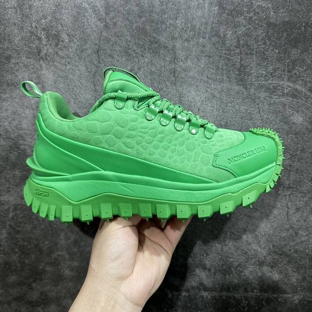 Ok版本 Moncler 盟可睐 蒙口 Trailgrip Gtx 抗撕裂材质山地户外鞋 鞋身采用cordura防撕裂尼龙 Gore-Tex防水材质 中底内置全