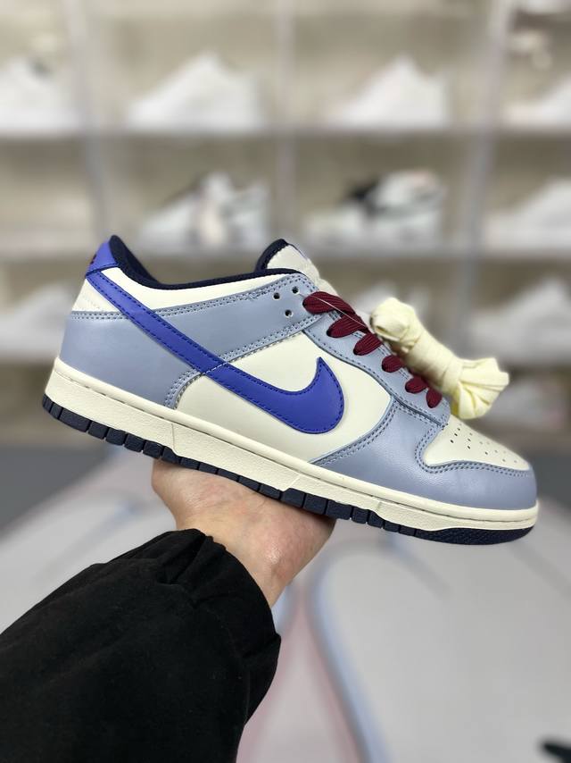 Gk纯原 Nike Dunk Low 防滑耐磨 低帮 板鞋 男女款 紫蓝 Dunk 在跃升成为街头标杆和人气滑板单品之前 早已在学院的硬木球场上展露锋芒 诞生于