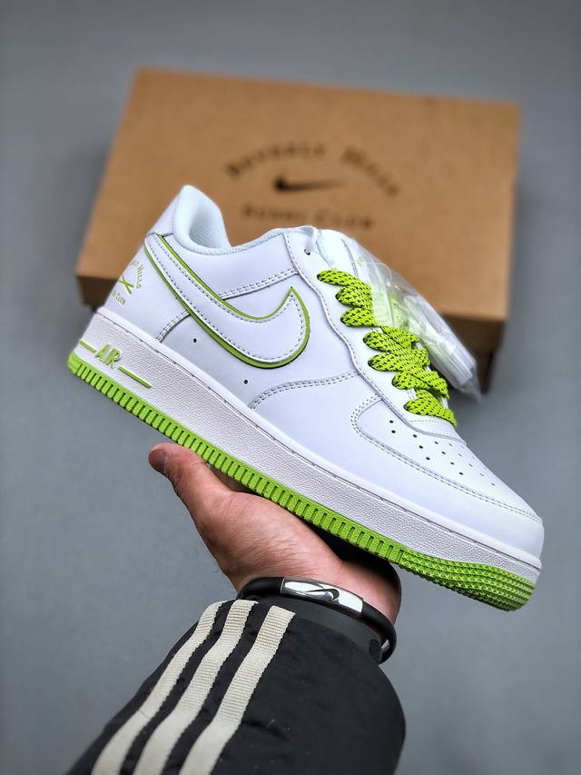 Nike Air Force 1 Low 07 白绿满天星原楦头原纸板 打造纯正低帮空军版型专注外贸渠道 全掌内置蜂窝气垫 原盒配件 原厂中底钢印 拉帮完美 官