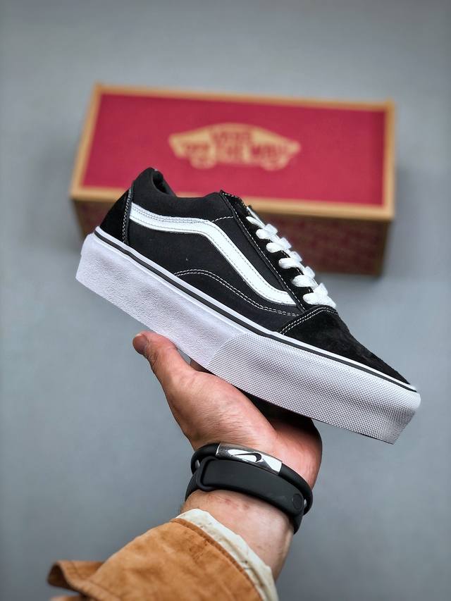 硫化工艺 Ltsgt 万斯 Vans 厚底 经典os 白黑 顶级真标原盒大几率过验过毒版本 原型开发道序 原汁原味保留经典基础 上脚无敌 尺码 35 36 36