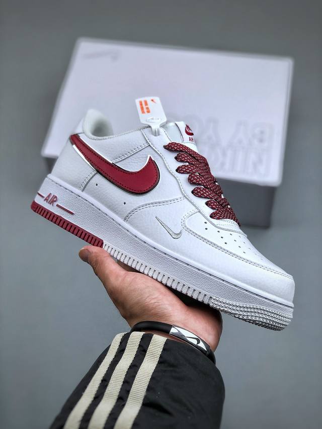 Nike Air Force 1 Low 07 白酒红满天星原楦头原纸板 打造纯正低帮空军版型专注外贸渠道 全掌内置蜂窝气垫 原盒配件 原厂中底钢印 拉帮完美