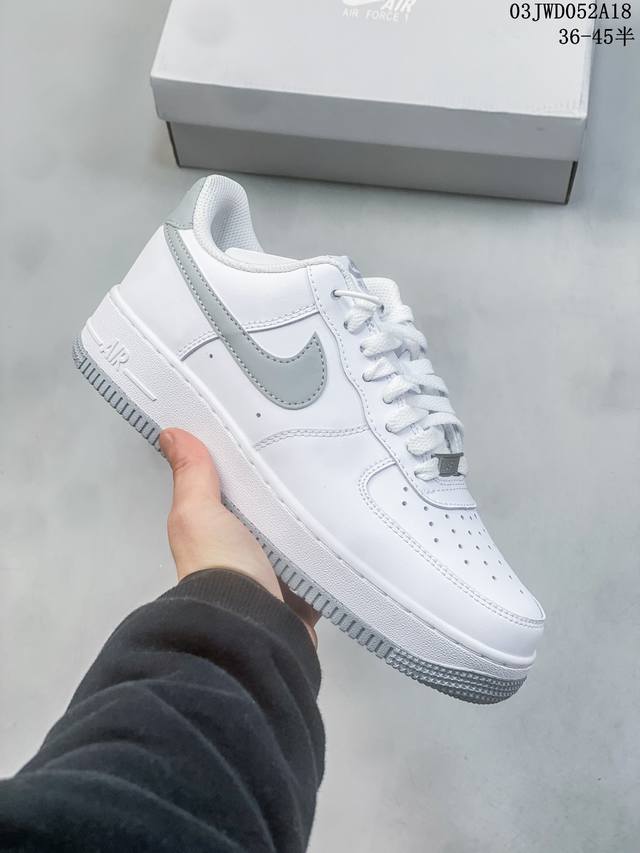 公司级带半码好货 耐克nike Air Force 1 Low 空军一号低帮休闲板鞋 打造纯正空军版型#专注外贸渠道 全掌内置蜂窝气垫 #原盒配件 原厂中底钢印