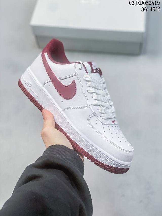 公司级带半码好货 耐克nike Air Force 1 Low 空军一号低帮休闲板鞋 打造纯正空军版型#专注外贸渠道 全掌内置蜂窝气垫 #原盒配件 原厂中底钢印