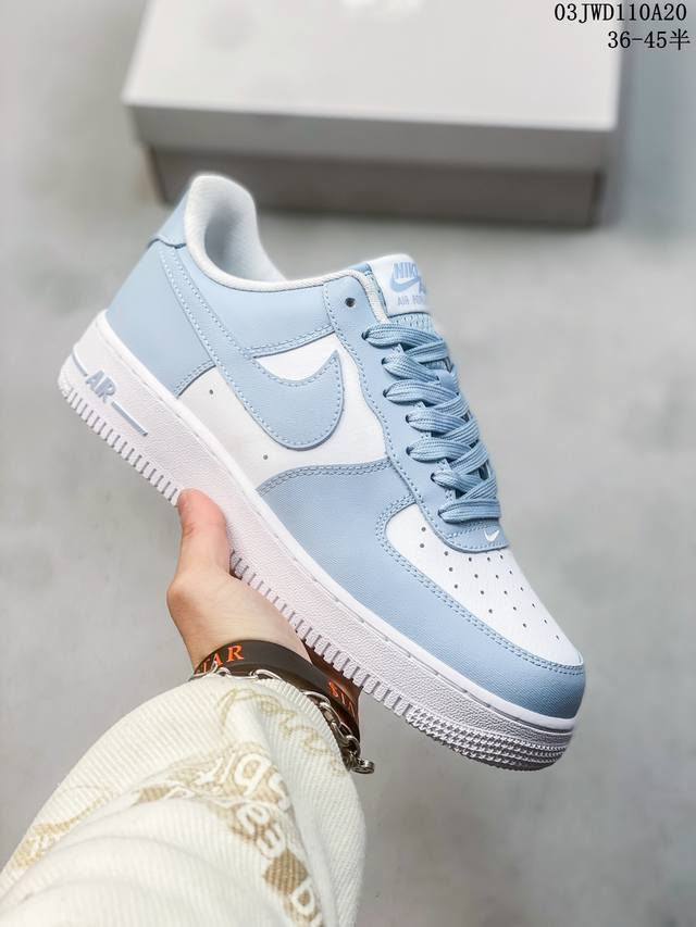 公司级带半码好货 耐克nike Air Force 1 Low 空军一号低帮休闲板鞋 打造纯正空军版型#专注外贸渠道 全掌内置蜂窝气垫 #原盒配件 原厂中底钢印