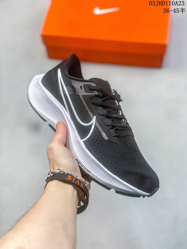 公司级 Nk Zoom Pegasus 38 登月38代 超轻网面跑步鞋 Cw7358-101 公司级升级版出货 品质做工 区别市面通货 脚感反馈非常直接舒适