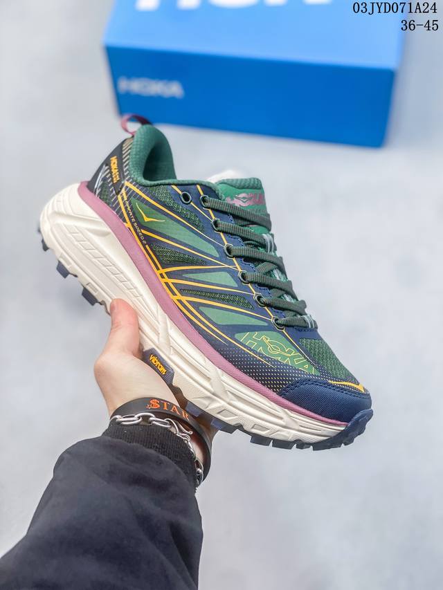 公司级 Hoka One One 男飞速马法特2运动休闲鞋mafate Speed2减震透气 3Xl 减震防滑复古低帮跑步鞋 Fd0736-102 #鞋款被命名