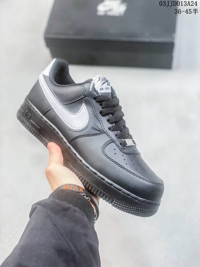 公司级带半码 耐克nike Air Force 1 Low 空军一号低帮休闲板鞋 打造纯正空军版型#专注外贸渠道 全掌内置蜂窝气垫 #原盒配件 原厂中底钢印 拉