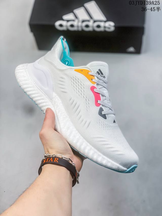 阿迪 Ad Alphabounce Switch Fwd M 阿尔法突变系列低帮爆米花轻量缓震休闲运动慢跑鞋 03Jyd139A25