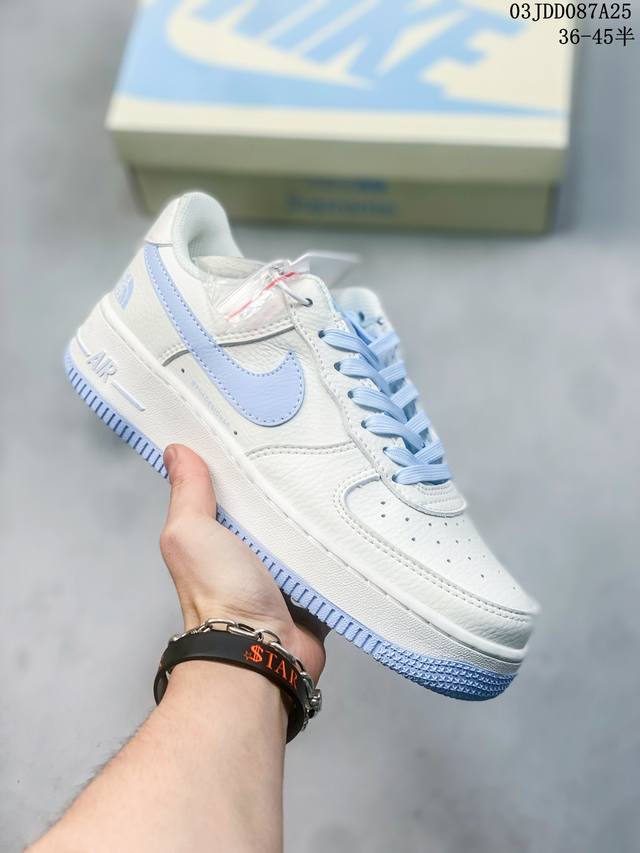 公司级带半码 耐克nike Air Force 1 Low 空军一号低帮休闲板鞋 打造纯正空军版型#专注外贸渠道 全掌内置蜂窝气垫 #原盒配件 原厂中底钢印 拉