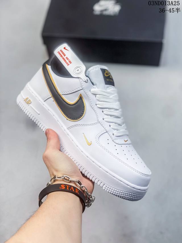 公司级带半码 耐克nike Air Force 1 Low 空军一号低帮休闲板鞋 打造纯正空军版型#专注外贸渠道 全掌内置蜂窝气垫 #原盒配件 原厂中底钢印 拉