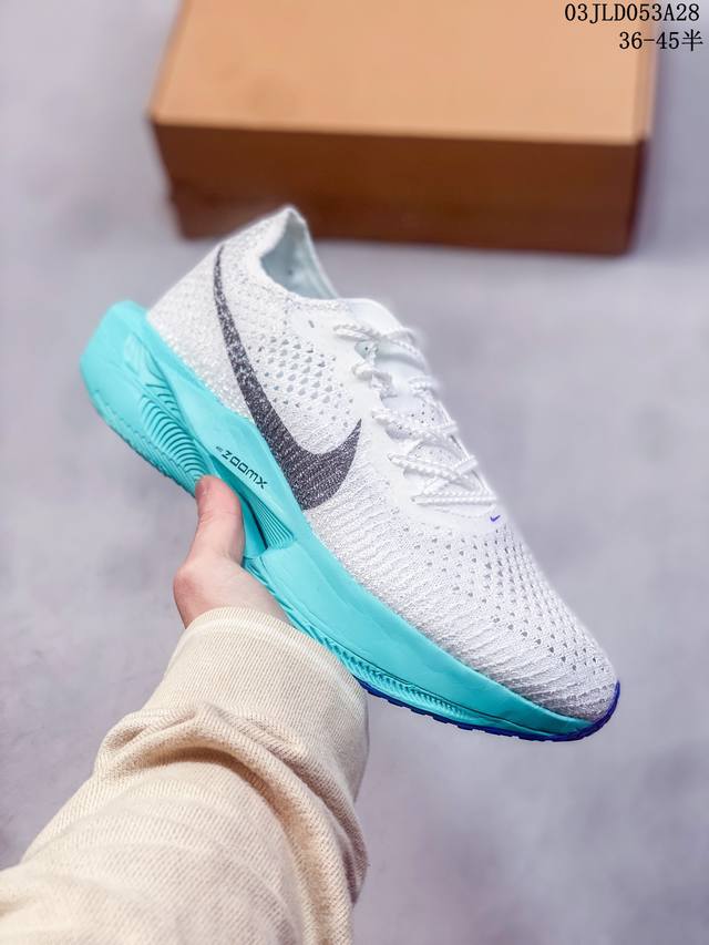 马拉松竞速zoomx Vaporfly碳板全掌气垫跑步鞋男女网面鞋 尺码36-45半 编码 03Jld053A28