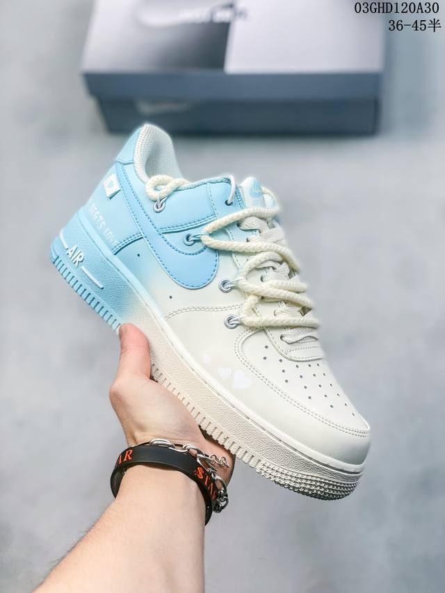 公司级带半码 耐克nike Air Force 1 Low 空军一号低帮休闲板鞋 打造纯正空军版型#专注外贸渠道 全掌内置蜂窝气垫 #原盒配件 原厂中底钢印 拉