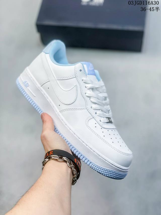 公司级带半码 耐克nike Air Force 1 Low 空军一号低帮休闲板鞋 打造纯正空军版型#专注外贸渠道 全掌内置蜂窝气垫 #原盒配件 原厂中底钢印 拉