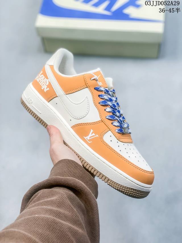 公司级带半码 耐克nike Air Force 1 Low 空军一号低帮休闲板鞋 打造纯正空军版型#专注外贸渠道 全掌内置蜂窝气垫 #原盒配件 原厂中底钢印 拉