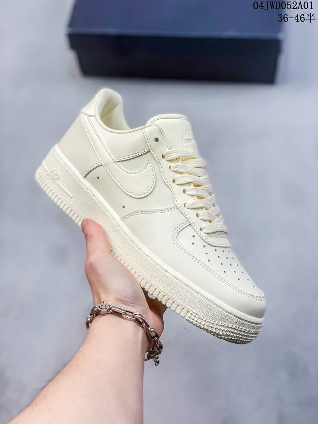 公司级带半码 耐克nike Air Force 1 Low 空军一号低帮休闲板鞋 打造纯正空军版型#专注外贸渠道 全掌内置蜂窝气垫 #原盒配件 原厂中底钢印 拉