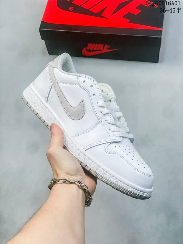 头层皮带半码 耐克 乔丹air Jordan 1 Low Aj1 乔1 低帮复古文化休闲运动篮球鞋 从1985 年面世的元年款汲取设计灵感 采用简洁大方的经典外