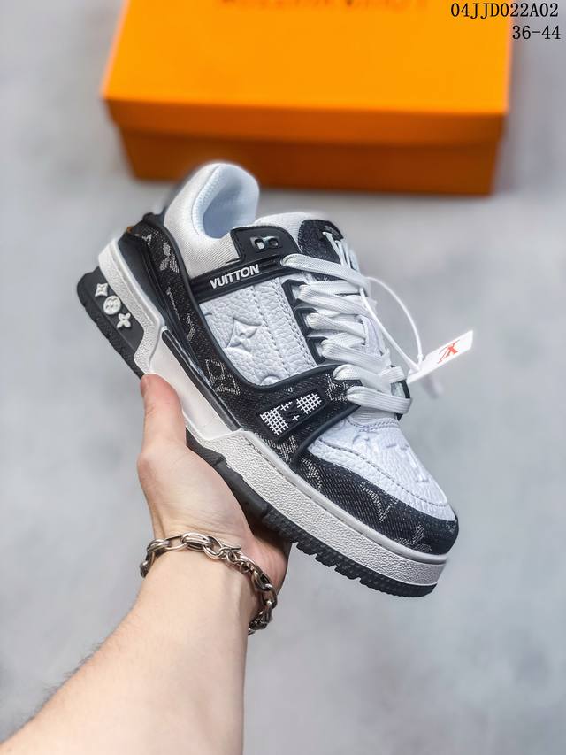 Lv路易威登louis Vuitton Trainer Sneaker Low休闲运动文化百搭板鞋 码数 36 37 38 39 40 41 42 43 44