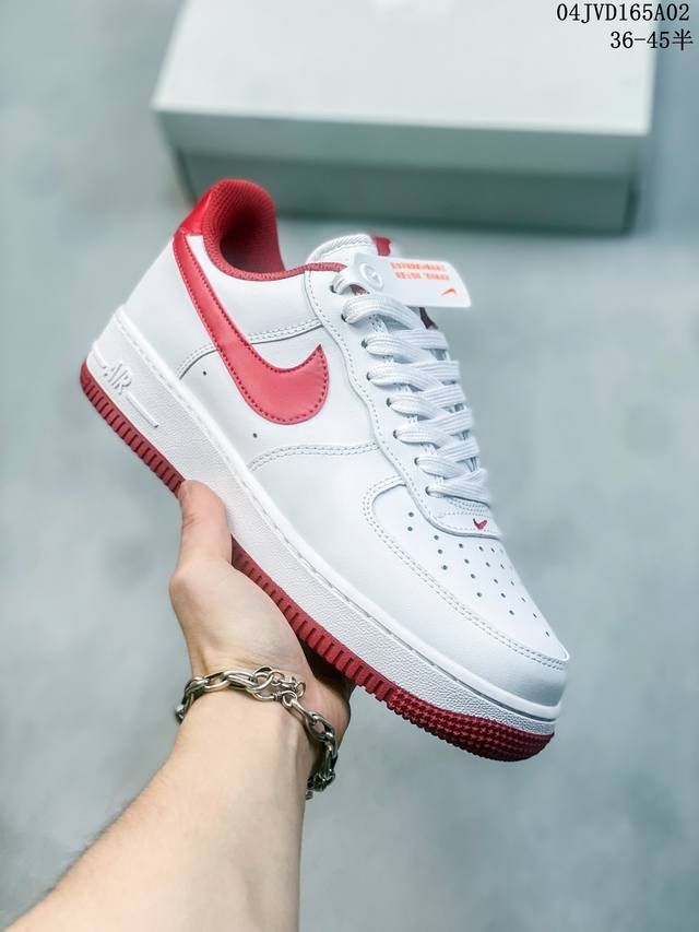 公司级带半码 耐克nike Air Force 1 Low 空军一号低帮休闲板鞋 打造纯正空军版型#专注外贸渠道 全掌内置蜂窝气垫 #原盒配件 原厂中底钢印 拉