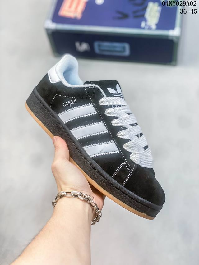 公司级adidas阿迪达斯.男女鞋 三叶草campus 00S 面包鞋复古休闲板鞋 千禧回潮 Adidas Campus 00S 经典再现 面包化的campus