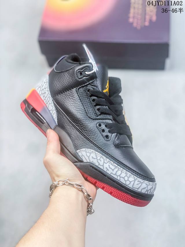 Air Jordan 3 Retro Aj3系列 白红换勾 性价比版本 完美清洁度 最高工艺复刻 原装无色差修正 #原楦原纸板开发 纯正三代版型 #原底真实气垫