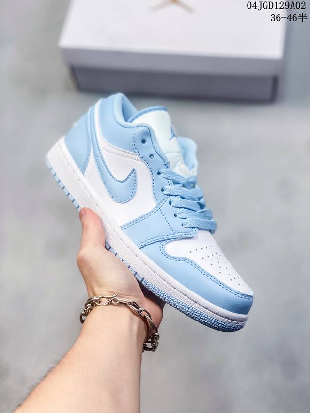 头层皮带半码 耐克 乔丹air Jordan 1 Low Aj1 乔1 低帮复古文化休闲运动篮球鞋 从1985 年面世的元年款汲取设计灵感 采用简洁大方的经典外