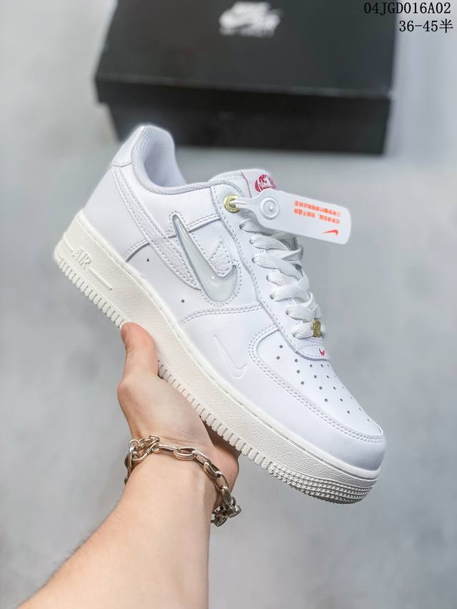 公司级带半码 耐克nike Air Force 1 Low 空军一号低帮休闲板鞋 打造纯正空军版型#专注外贸渠道 全掌内置蜂窝气垫 #原盒配件 原厂中底钢印 拉