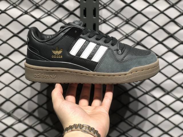 Adidas Originals Forum Low Cl 专柜同步 经典运动休闲板鞋 黑色 全配色原鞋开发 版型正确 原底原料 重资打造 细节无敌 清洁度完美