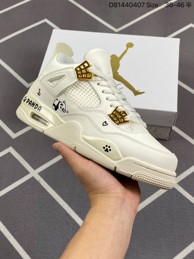 国风定制绘画 Air Jordan Aj4 Retro 原装批次 T版原装版本 原厂独立模具开发 纯正4代正确鞋型 原厂定制头层压纹皮料 原厂鞋楦打造市面最高工