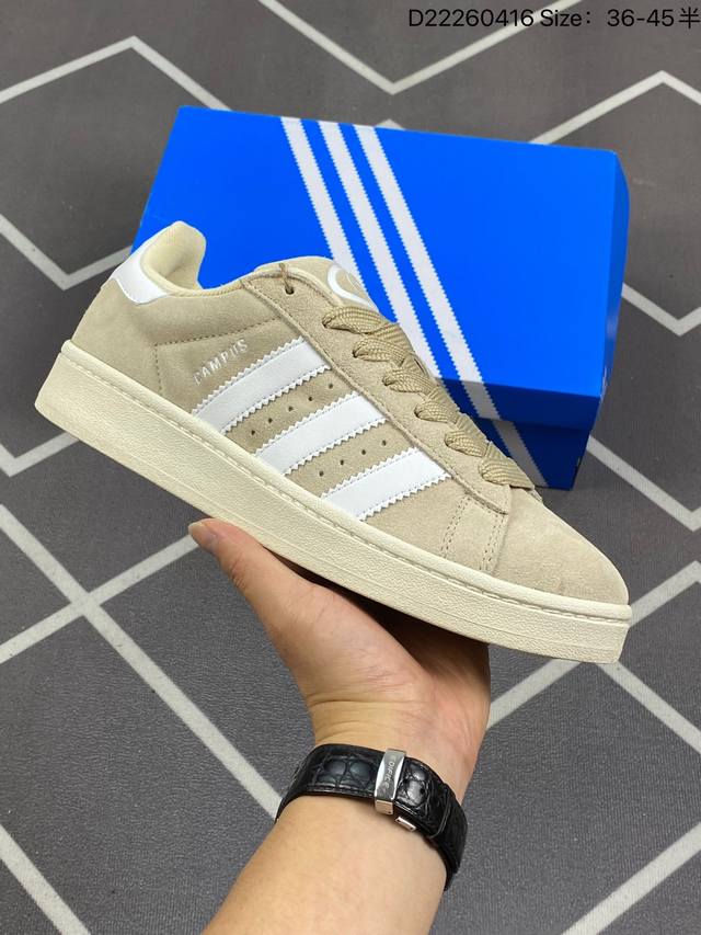 Adidas Originals Campus 00S 学院系列 面包风经典复古低帮百搭休闲运动板鞋 货号：Hp2934 尺码：36-45半 Id:D22260