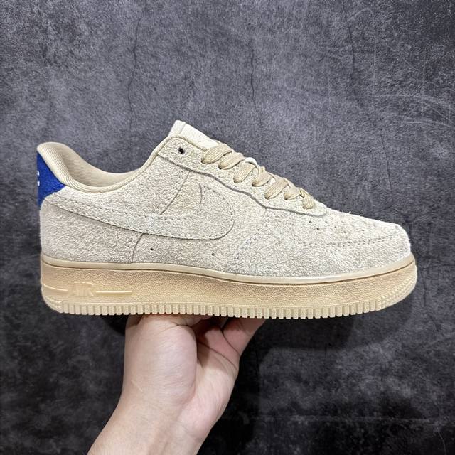 纯原hy 浅色小麦配色，耐克nike Air Force 1'07 Low Grain Dee Royal Blue Polar 空军一号经典低帮百搭休闲运动板