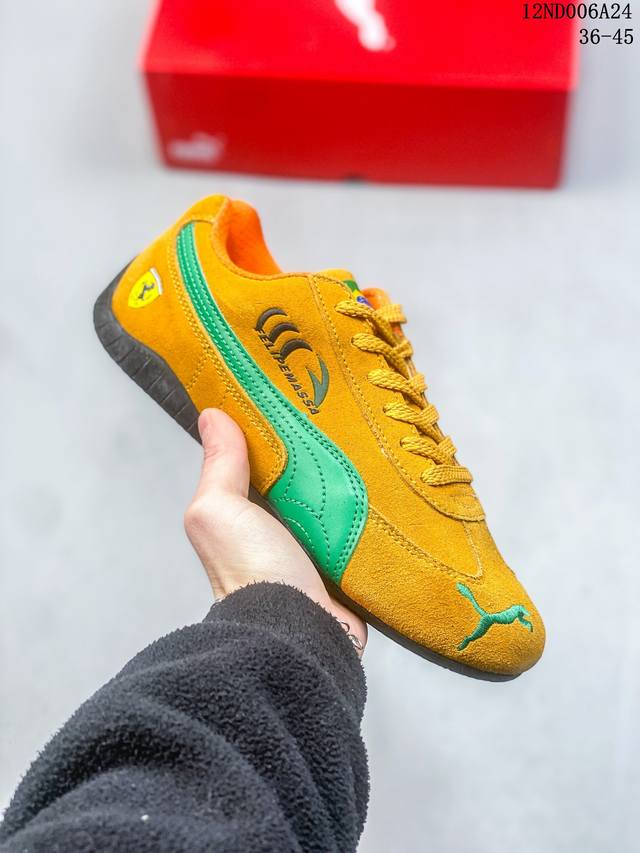 Puma 彪马 Future Cat Leather Sf 法拉利联名款 低帮休闲鞋 赛车鞋 时尚酷炫 货号: 300833 Size:36～45 编码：12N