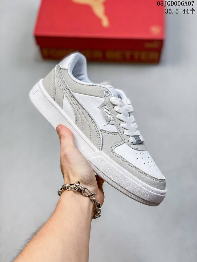 Puma 彪马 全身采用优质台产麂皮面料，超软感内里+Pu鞋垫彪马puma Basket Platform蕾哈娜二代经典厚底百搭休闲运动板鞋 货号：385690