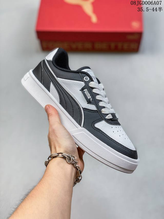 Puma 彪马 全身采用优质台产麂皮面料，超软感内里+Pu鞋垫彪马puma Basket Platform蕾哈娜二代经典厚底百搭休闲运动板鞋 货号：385690