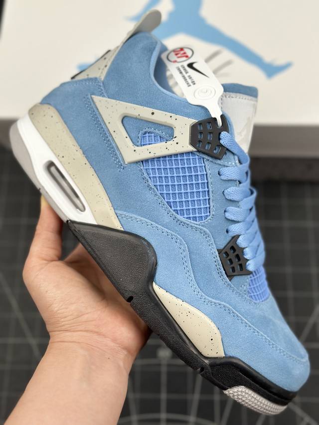 核心私 Air Jordan 4 Retro Se University Blue 大学蓝 Aj4 乔丹4代 蓝水泥 乔丹篮球鞋系列 圈内最强四代 耗时半年巨作