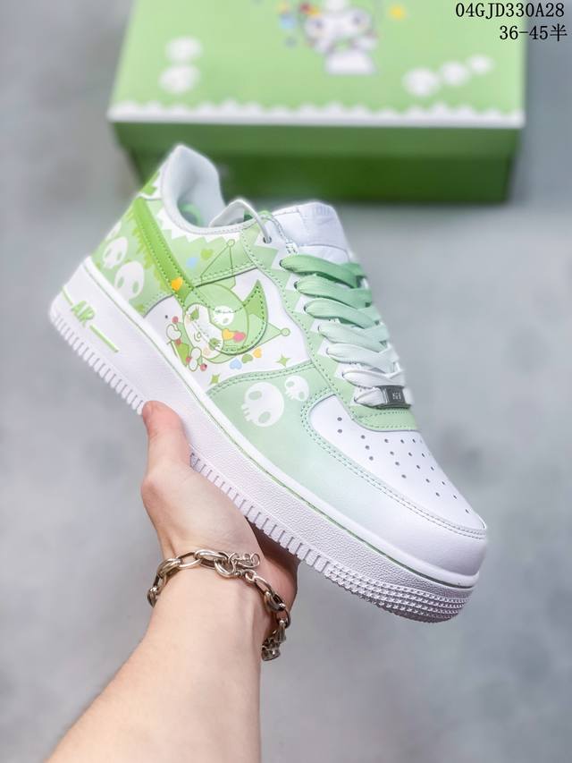 公司级带半码 耐克nike Air Force 1 Low 空军一号低帮休闲板鞋 打造纯正空军版型#专注外贸渠道 全掌内置蜂窝气垫 #原盒配件 原厂中底钢印、拉