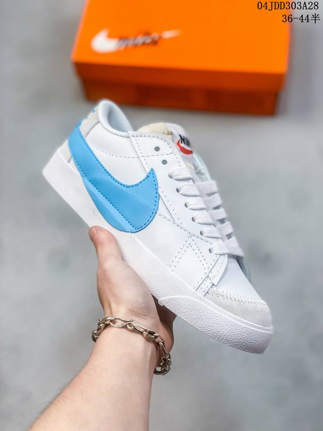 真标nk Blazer Low 77 Jumbo 复古经典开拓者 公司级版本 官方货号：Dq1470 600 颇具辨识度的nike Blazer Mid配色，将