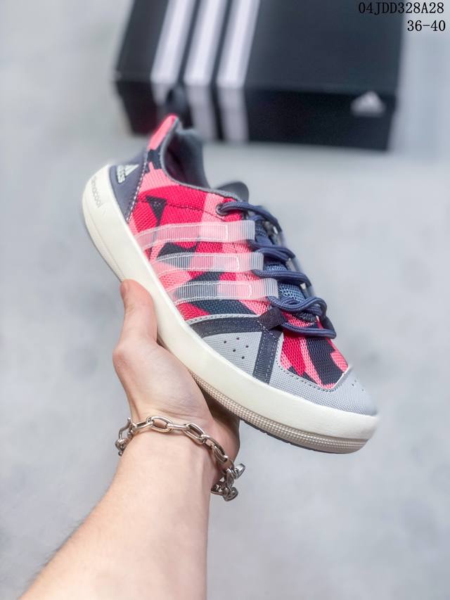 春夏热卖良品 阿迪达斯adidas Climacool Boat Lace Graphic 涉水鞋 情侣鞋 尺码：见图 货号：Ba8398 04Jdd328A2