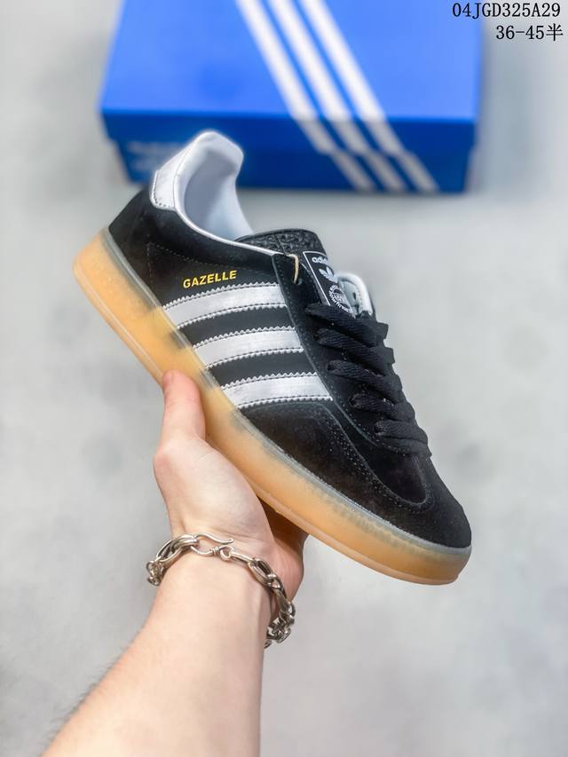 阿迪达斯三叶草adidas Originals Samba Vegan Og”Spd“桑巴舞系列绅士德训足球风百搭低帮休闲运动板鞋 36 36.5 37 38