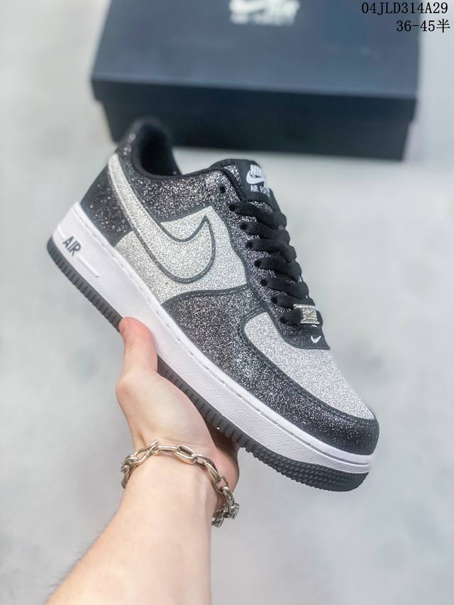 公司级带半码 耐克nike Air Force 1 Low 空军一号低帮休闲板鞋 打造纯正空军版型#专注外贸渠道 全掌内置蜂窝气垫 #原盒配件 原厂中底钢印、拉