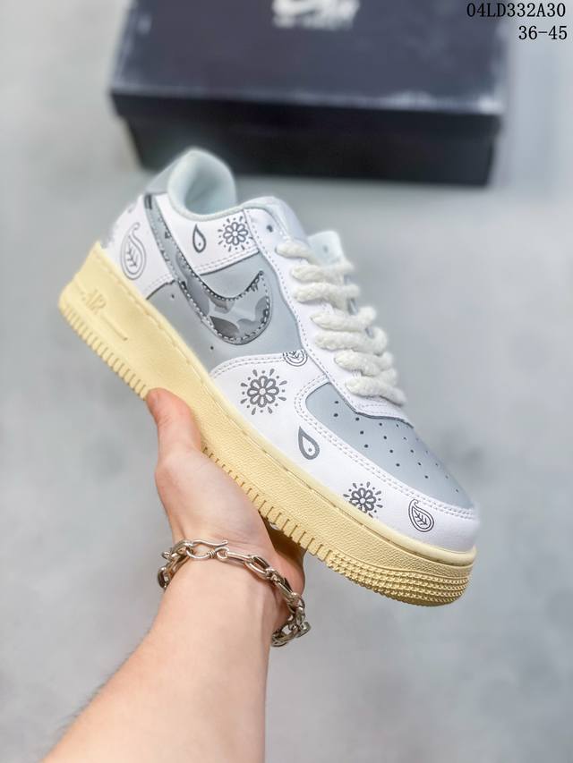 公司级带半码 耐克nike Air Force 1 Low 空军一号低帮休闲板鞋 打造纯正空军版型#专注外贸渠道 全掌内置蜂窝气垫 #原盒配件 原厂中底钢印、拉