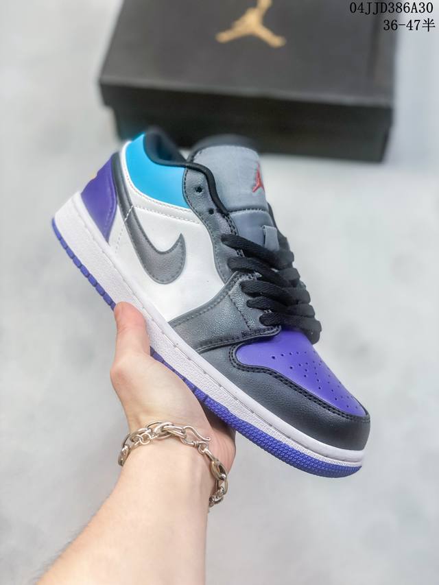 公司级真标带半码 乔丹air Jordan 1 Low Aj1 Wh 乔1 低帮复古文化休闲运动篮球鞋。凭借出色的性能和吸睛的外观， Air Jordan直是风